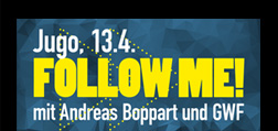 Sonntag 13.3. Jugendgottesdienst "Follow Me!" mit Boppi