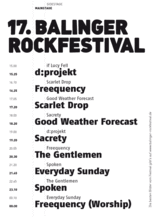 BRF17: Lineup
